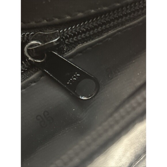 Vintage Bold Everywhere Piero Guide Leather Etage Bag Black 12x 19 Briefcase ‘88 - Picture 9 of 10